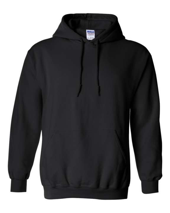 Unique Custom Embroidery on Heavy Blend Hooded Sweatshirt