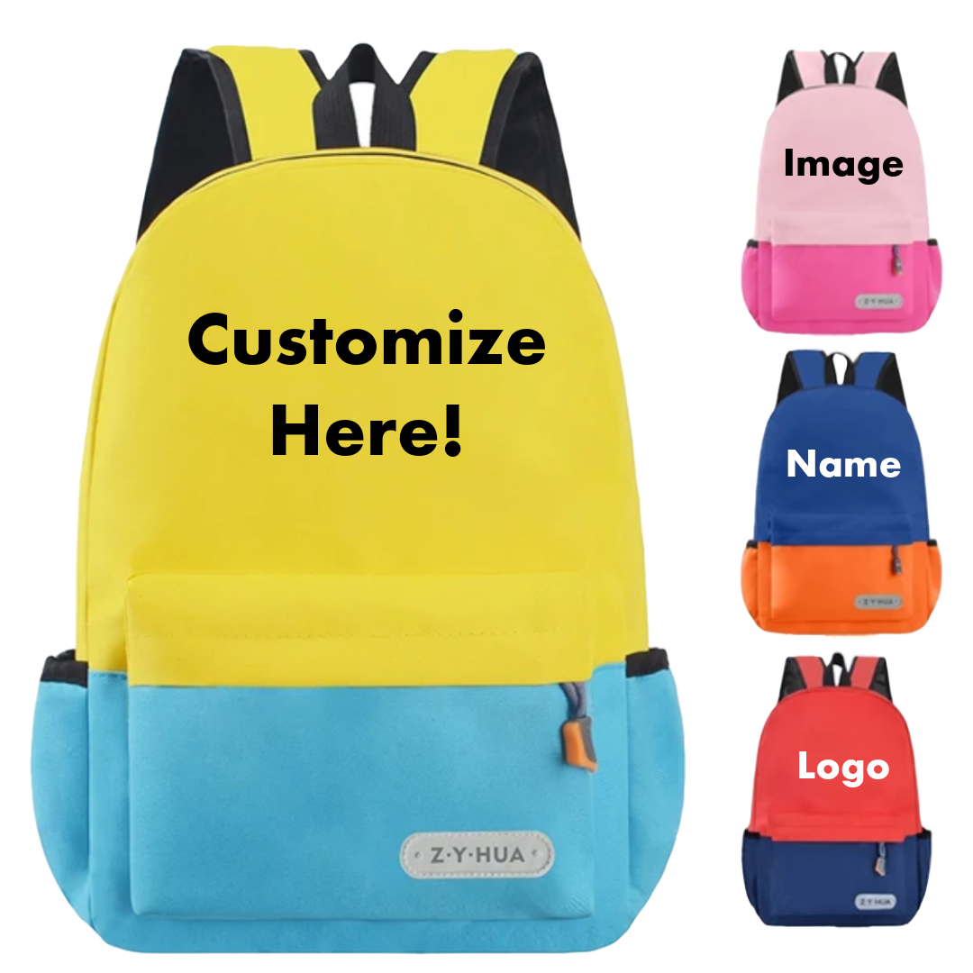 Customized Toddler Backpacks, Daypack, Kindergarten elementary school Bag-Custom Kids Name school Backpack, Daycare Nursery School Backpack