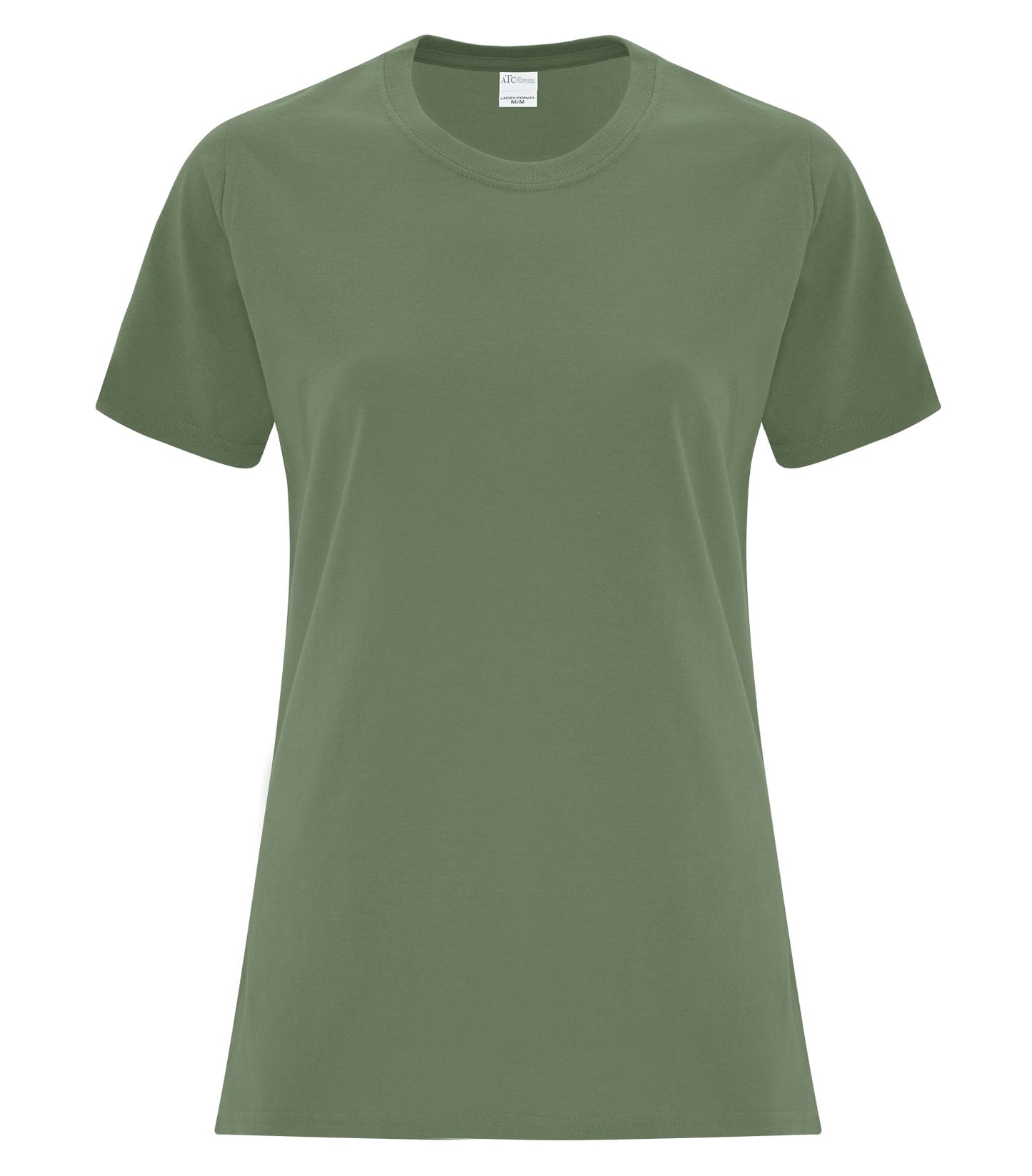 Customize Your Style: Embroidered Women's Everyday Cotton Tee