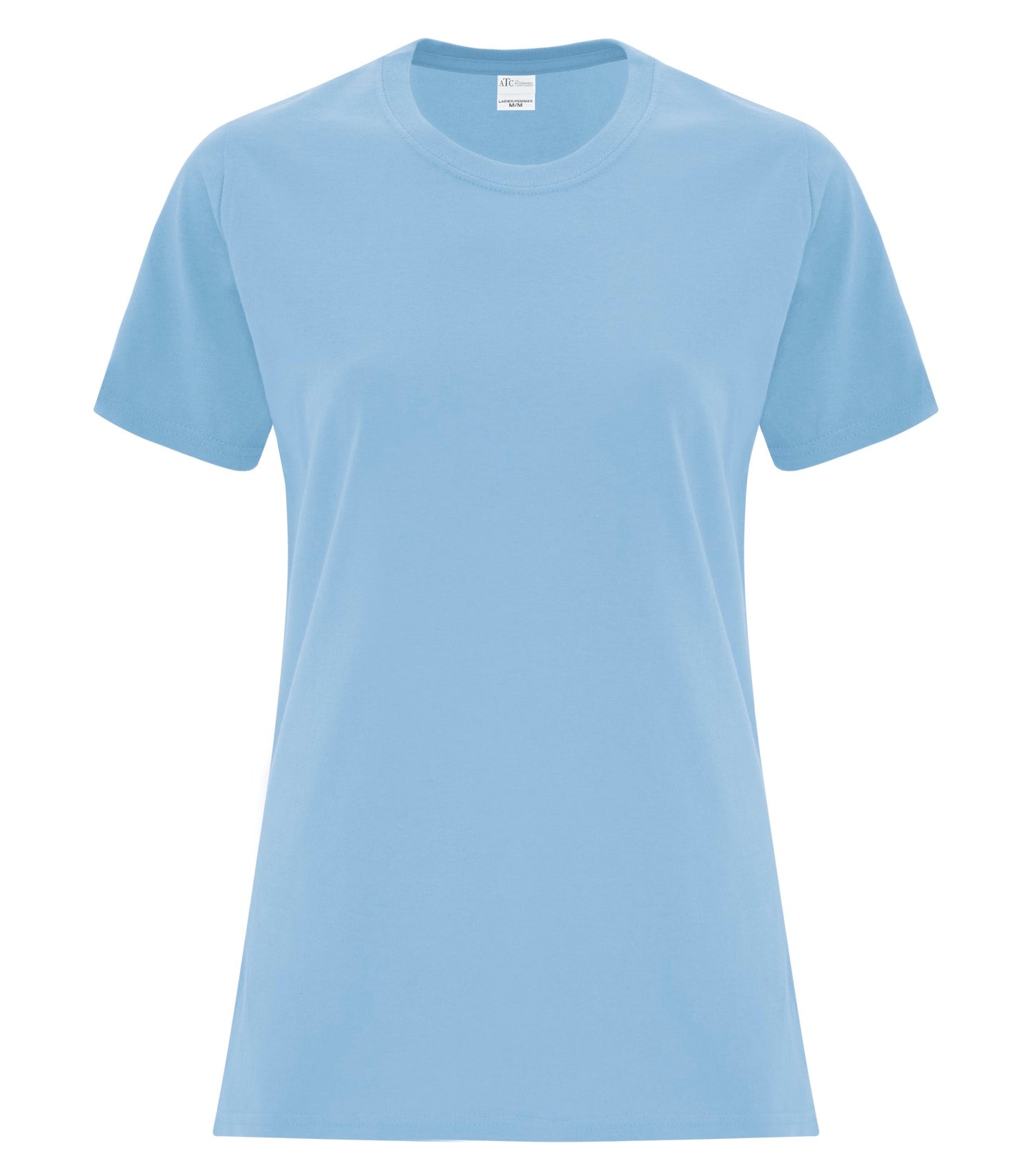 Customize Your Style: Embroidered Women's Everyday Cotton Tee