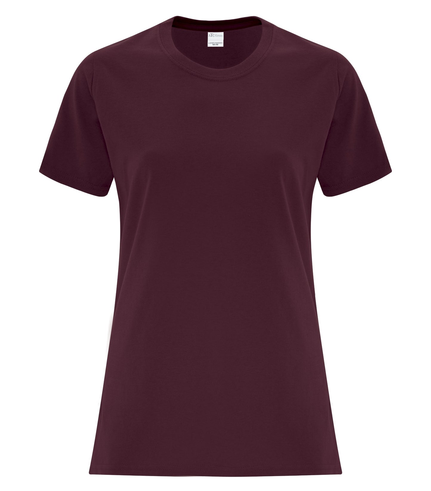 Customize Your Style: Embroidered Women's Everyday Cotton Tee