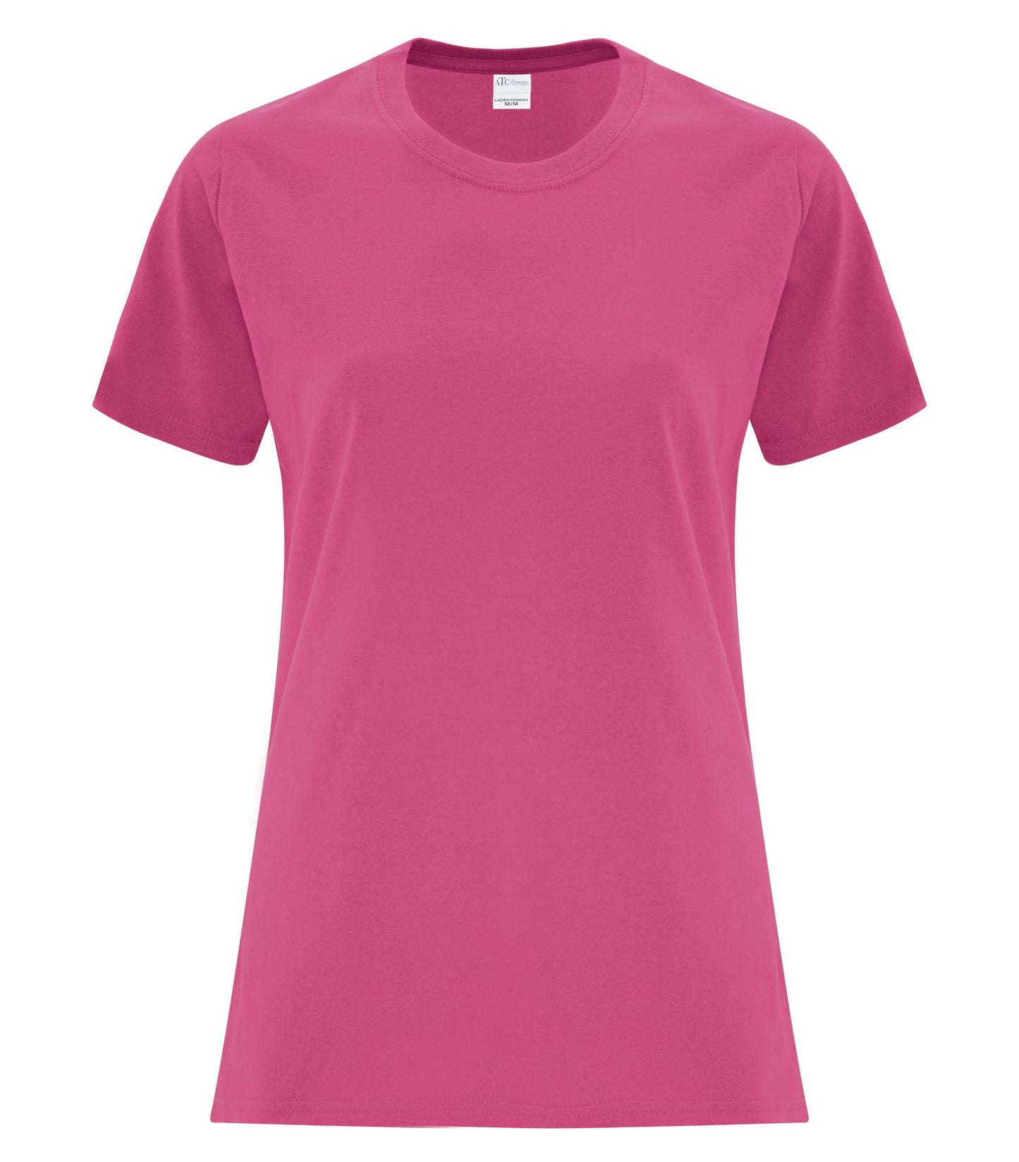 Customize Your Style: Embroidered Women's Everyday Cotton Tee