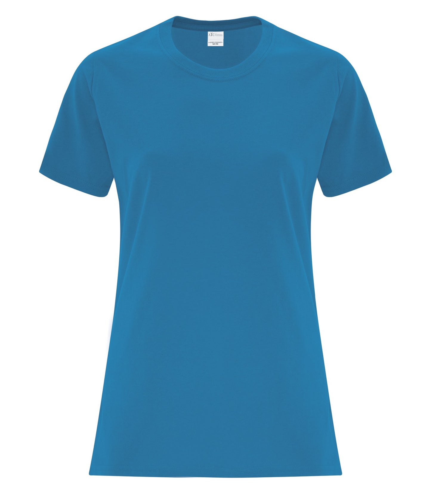 Customize Your Style: Embroidered Women's Everyday Cotton Tee