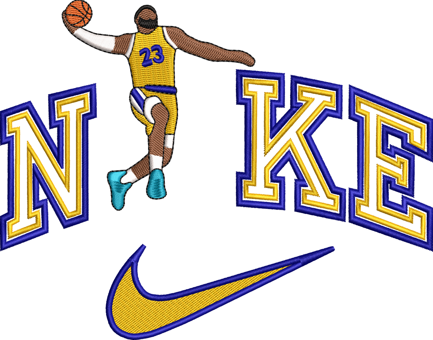 LeBron Inspired _Embroidery Service