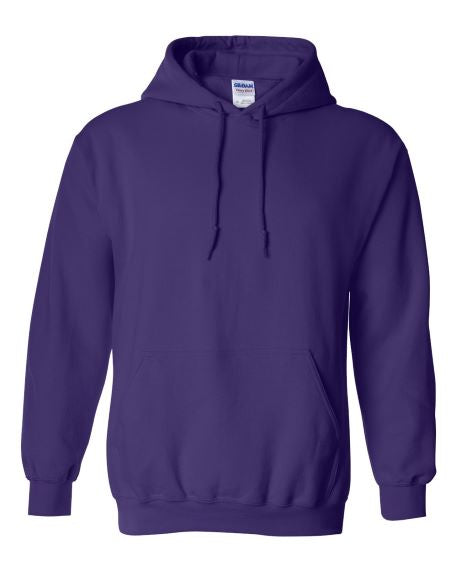Unique Custom Embroidery on Heavy Blend Hooded Sweatshirt