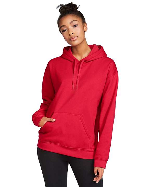 Custom Embroidery on Unisex Softstyle Fleece Pullover Hooded Sweatshirt