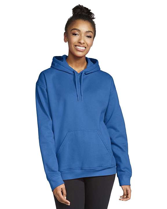 Custom Embroidery on Unisex Softstyle Fleece Pullover Hooded Sweatshirt