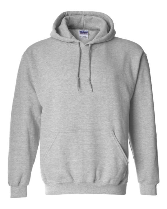 Unique Custom Embroidery on Heavy Blend Hooded Sweatshirt