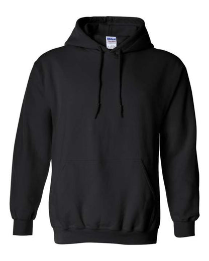 Unique Custom Embroidery on Heavy Blend Hooded Sweatshirt