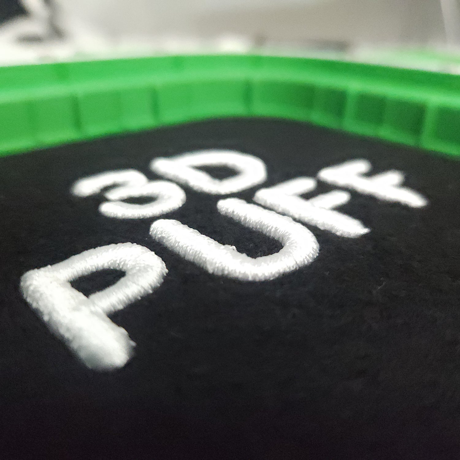 3D Puff embroidery logo on hat