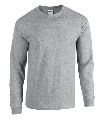 Customize Your Style: Embroidered Heavy Cotton Long Sleeve T-Shirt
