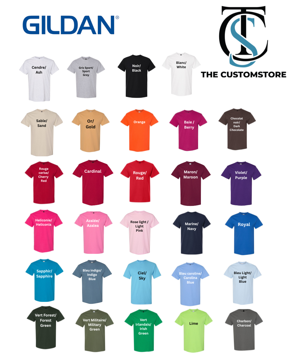 Gildan - Unisex Ultra Cotton® T-Shirt - 2000