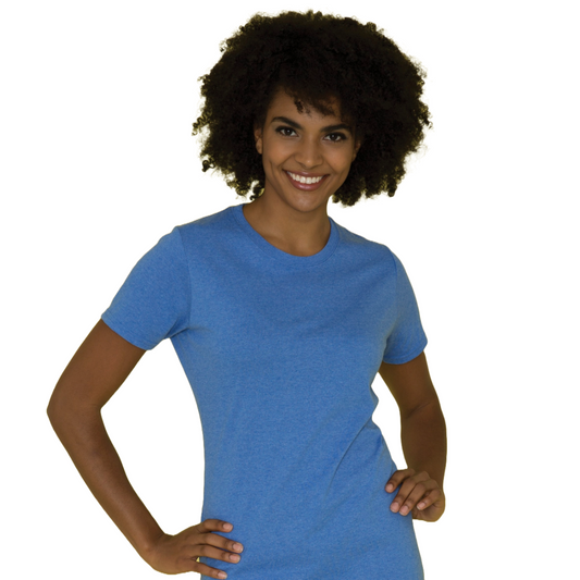 Personnalisez votre style : t-shirt en coton brodé de tous les jours pour femmes