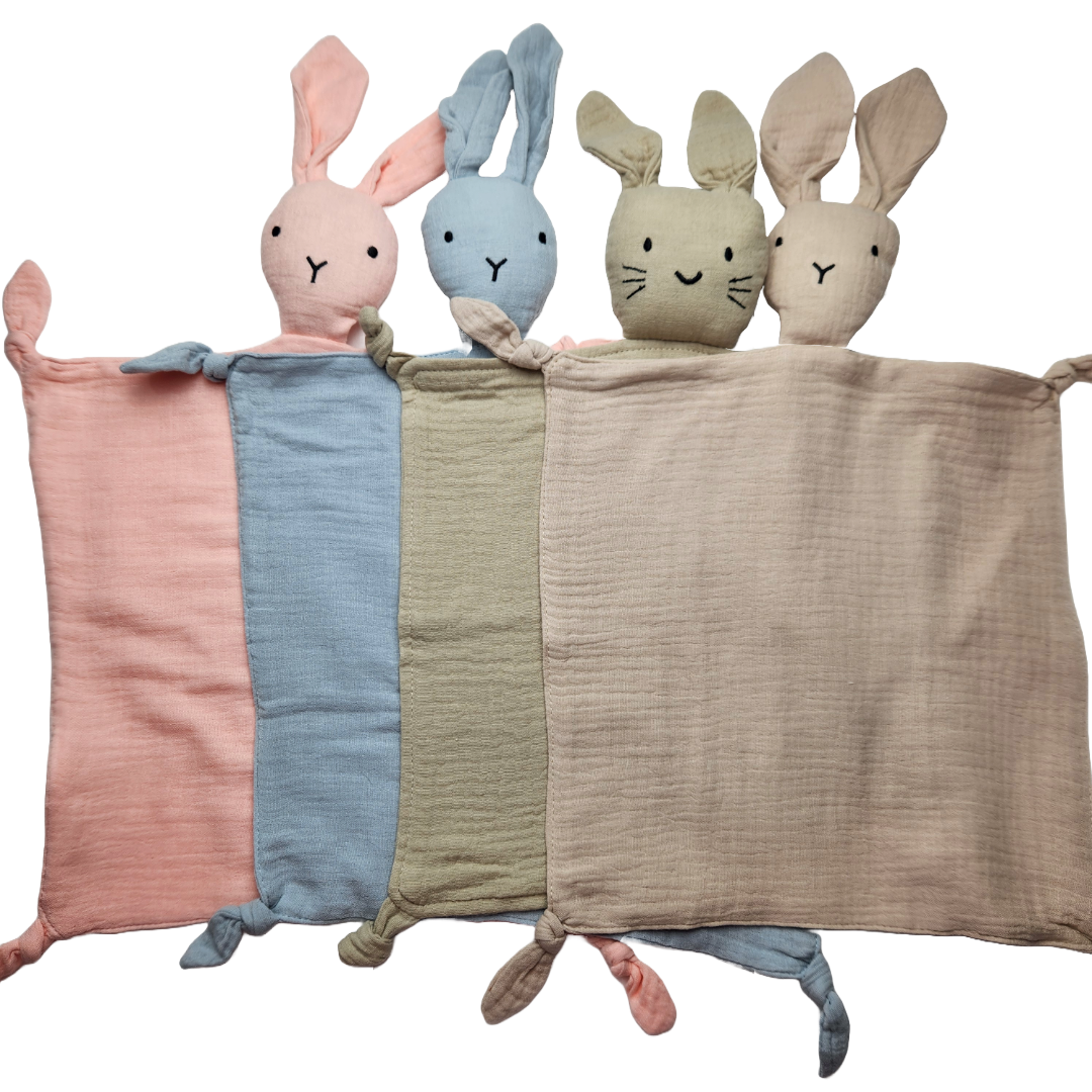 Cotton Muslin Soft and Breathable Baby Security Blanket