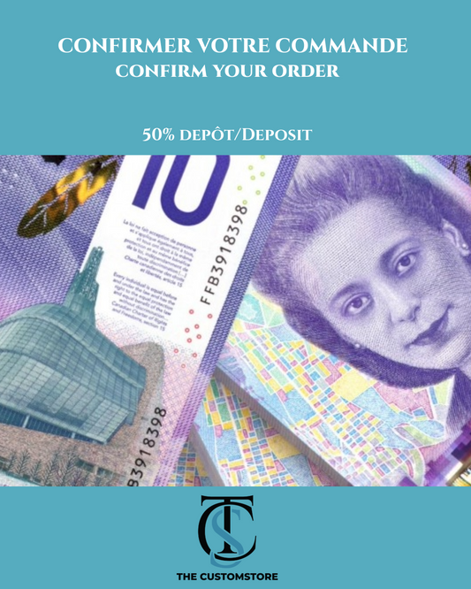 50% Dépôt/Deposit