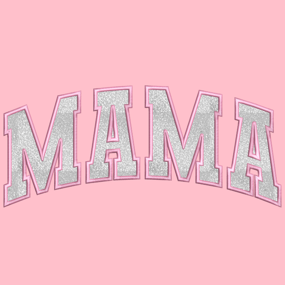 Adapté à votre goût : Applique de broderie MAMA HTV