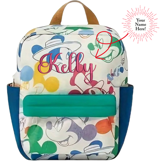 Personnalized Toddler Backpacks, Daypack, Kindergarten elementary school Bag-Custom Kids Name school Backpack, Daycare Nursery School Backpack with Name