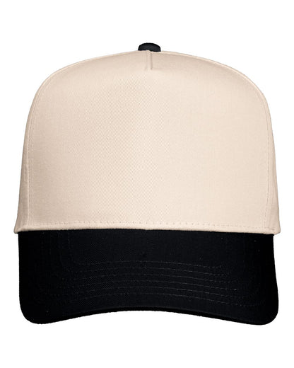 Five-Panel Twill Cap - 8869