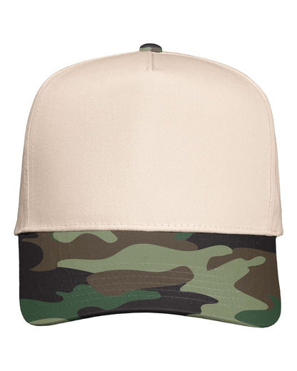 Five-Panel Twill Cap - 8869