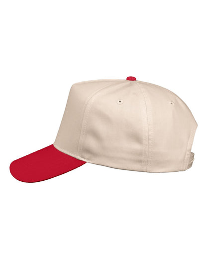 Five-Panel Twill Cap - 8869