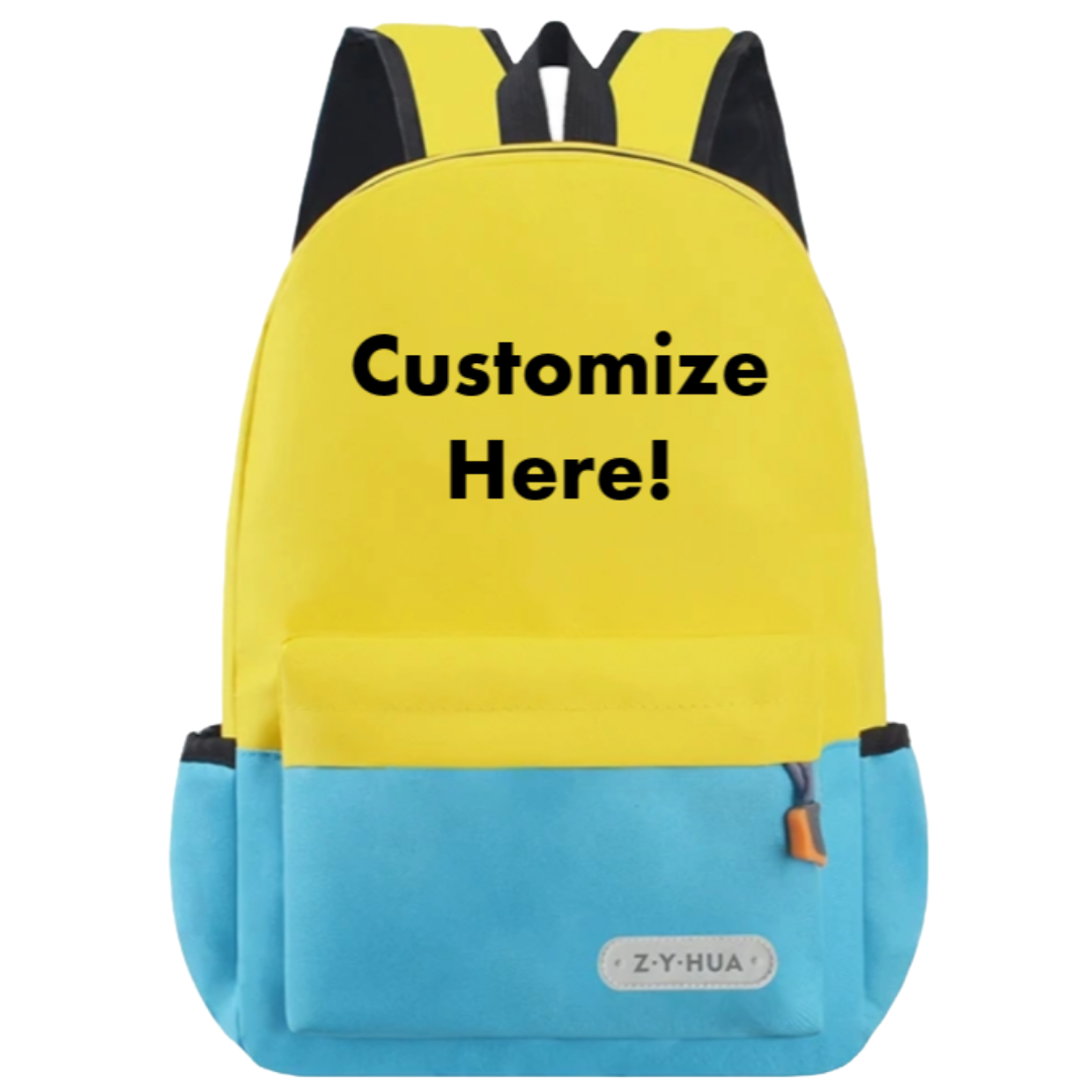 Sac à dos brodé personnalisé pour tout-petit