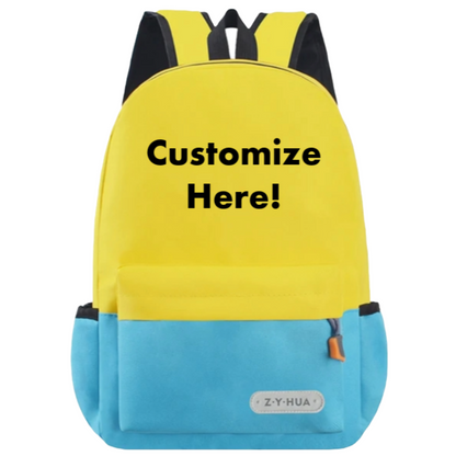 Sac à dos brodé personnalisé pour tout-petit