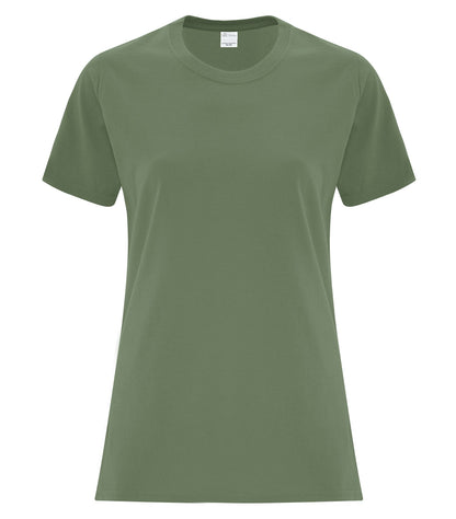 Customize Your Style: Embroidered Women's Everyday Cotton Tee