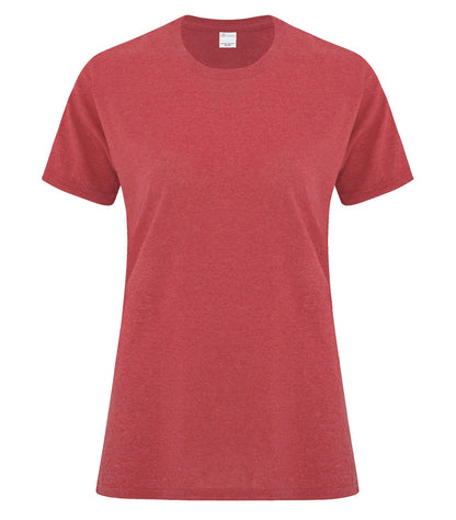 Customize Your Style: Embroidered Women's Everyday Cotton Tee
