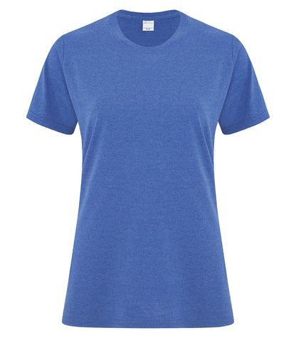 Customize Your Style: Embroidered Women's Everyday Cotton Tee