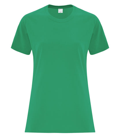 Customize Your Style: Embroidered Women's Everyday Cotton Tee