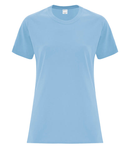 Customize Your Style: Embroidered Women's Everyday Cotton Tee