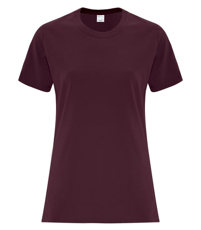 Customize Your Style: Embroidered Women's Everyday Cotton Tee