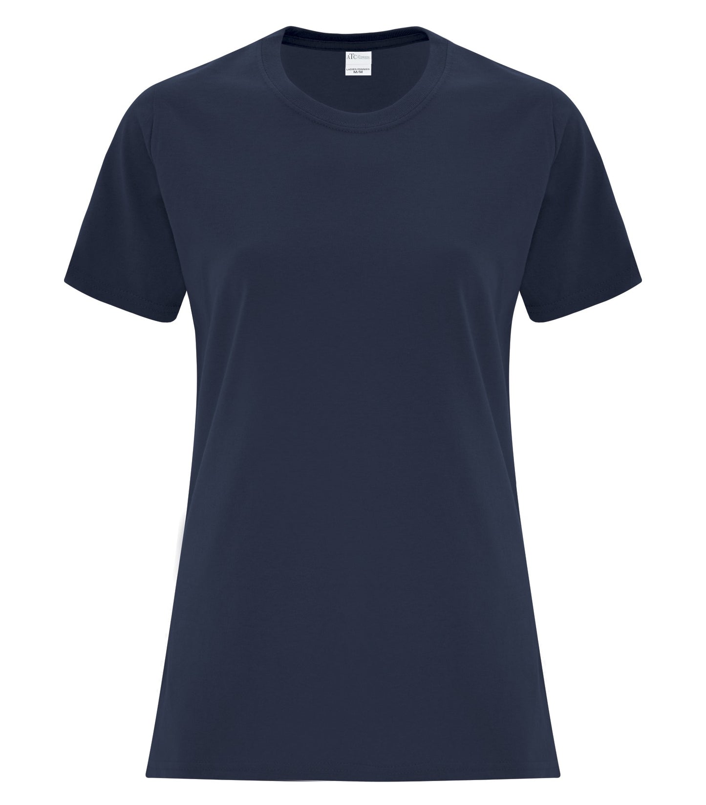 Customize Your Style: Embroidered Women's Everyday Cotton Tee