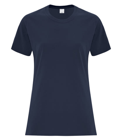 Customize Your Style: Embroidered Women's Everyday Cotton Tee