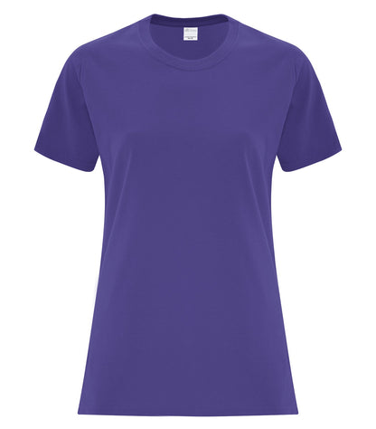 Customize Your Style: Embroidered Women's Everyday Cotton Tee