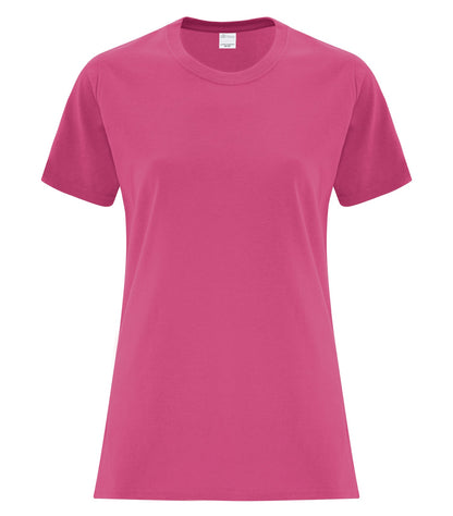 Customize Your Style: Embroidered Women's Everyday Cotton Tee
