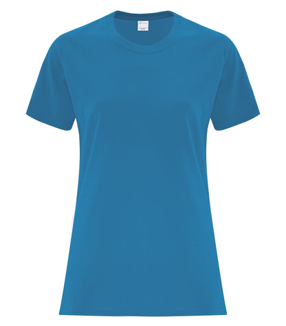 Customize Your Style: Embroidered Women's Everyday Cotton Tee
