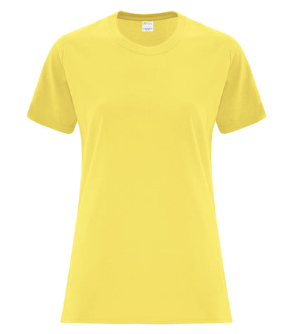 Customize Your Style: Embroidered Women's Everyday Cotton Tee