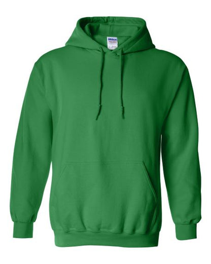 Unique Custom Embroidery on Heavy Blend Hooded Sweatshirt