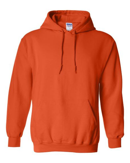 Unique Custom Embroidery on Heavy Blend Hooded Sweatshirt