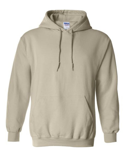 Unique Custom Embroidery on Heavy Blend Hooded Sweatshirt